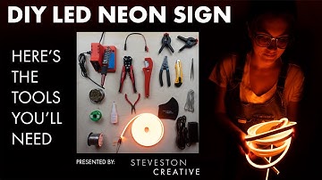 DIY LED Neon Sign - Here