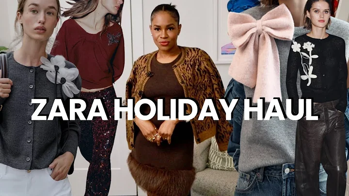 ZARA HAUL HOLIDAY SWEATERS AND MORE! | AWED BY MONICA - THE SPLURGE SPECIALIST