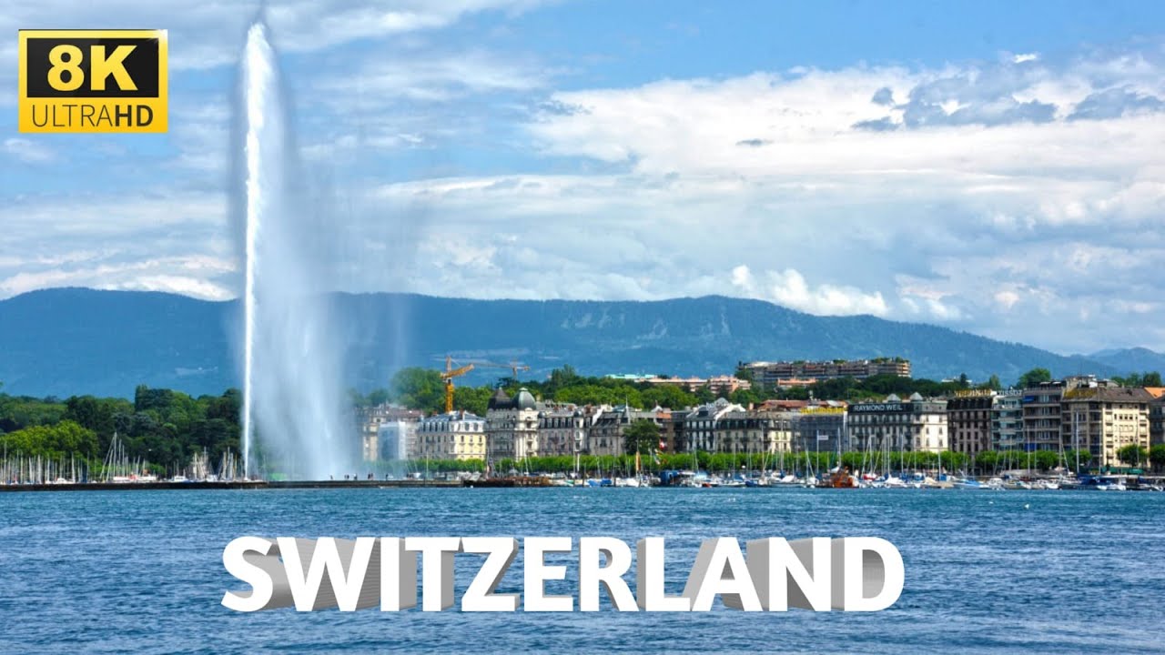 SWITZERLAND CITY | NATURE | RELAXING MUSIC | 4K ULTRA HD VIDEO | 8K VIDEO