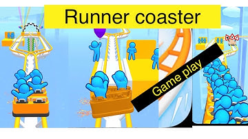 RUNNER COASTER/roller coaster ride gameplay walkthrough 1-10 all levels #gameplay #rollercoaster