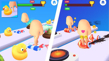 Crushy Fingers ✌ Walkthrough All Levels Gameplay (Android, iOS) GU 74