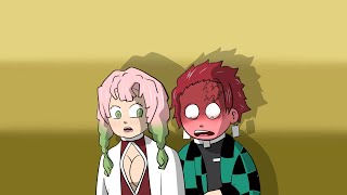 When Tanjiro And Mitsuri Watching Anime Sus Moment Demon Slayer Animation