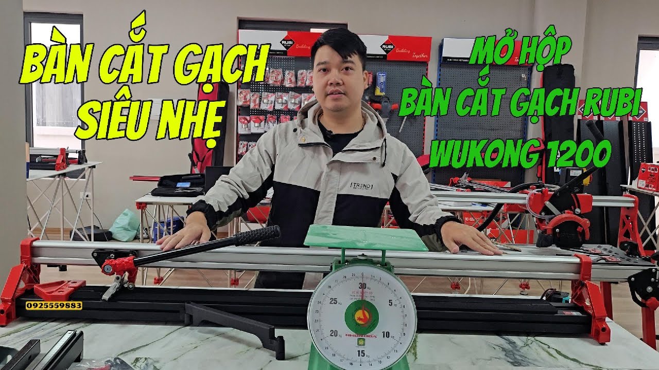 Review Mở Hộp Bàn Cắt Gạch Men Rubi Ngộ Không 1200