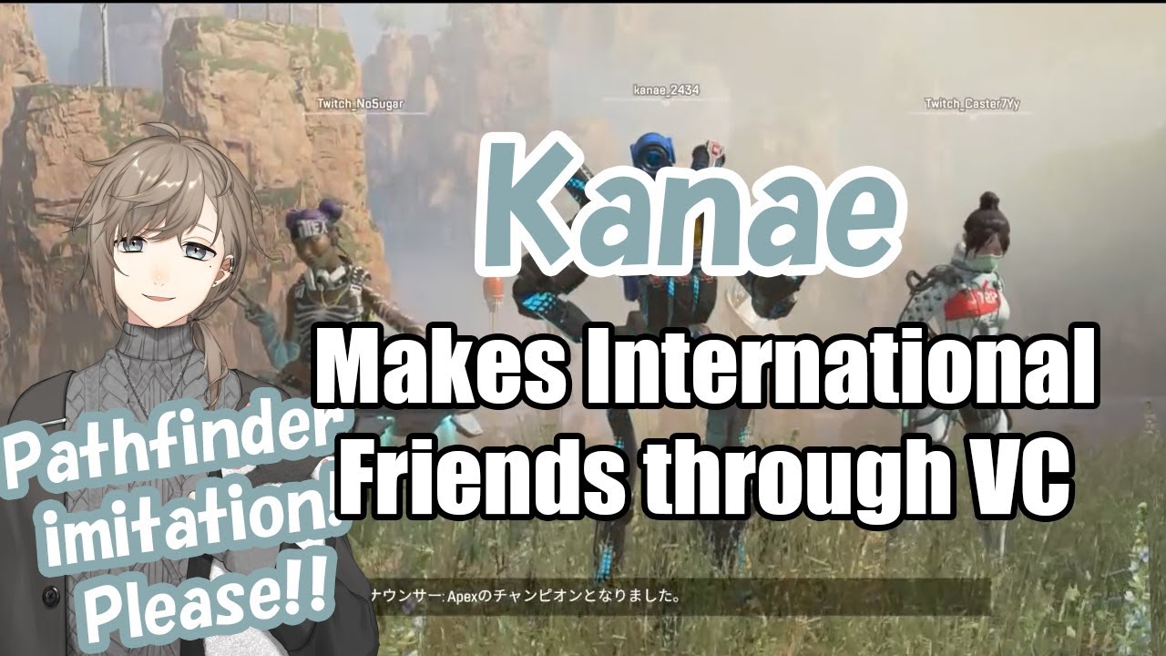 [ENG SUB] Канаэ подружилась со случайным зарубежным дуэтом через голосовой чат [Nijisanji]