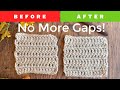 Close the gap in crochet with easy alternative turning chain the stacked single crochet stitch