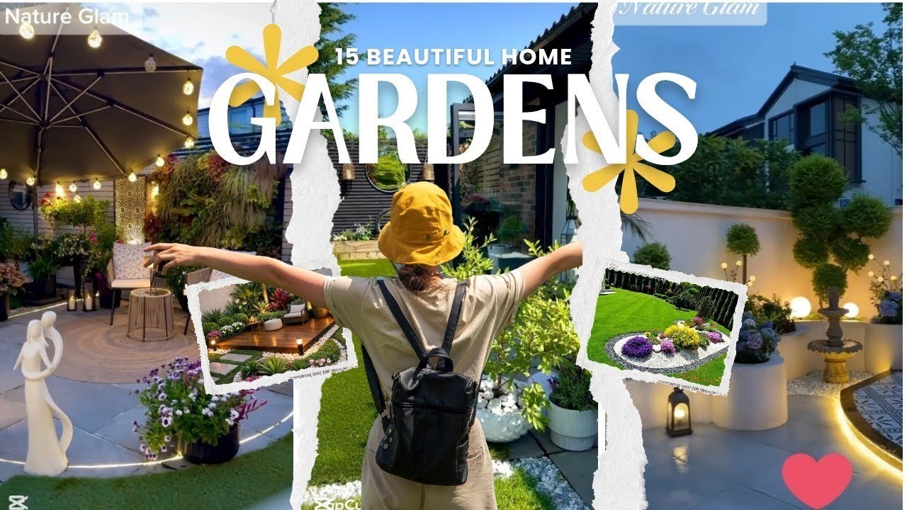 Gardening Ideas for Home| how to decorate Ur front/backyard| Nature Glam