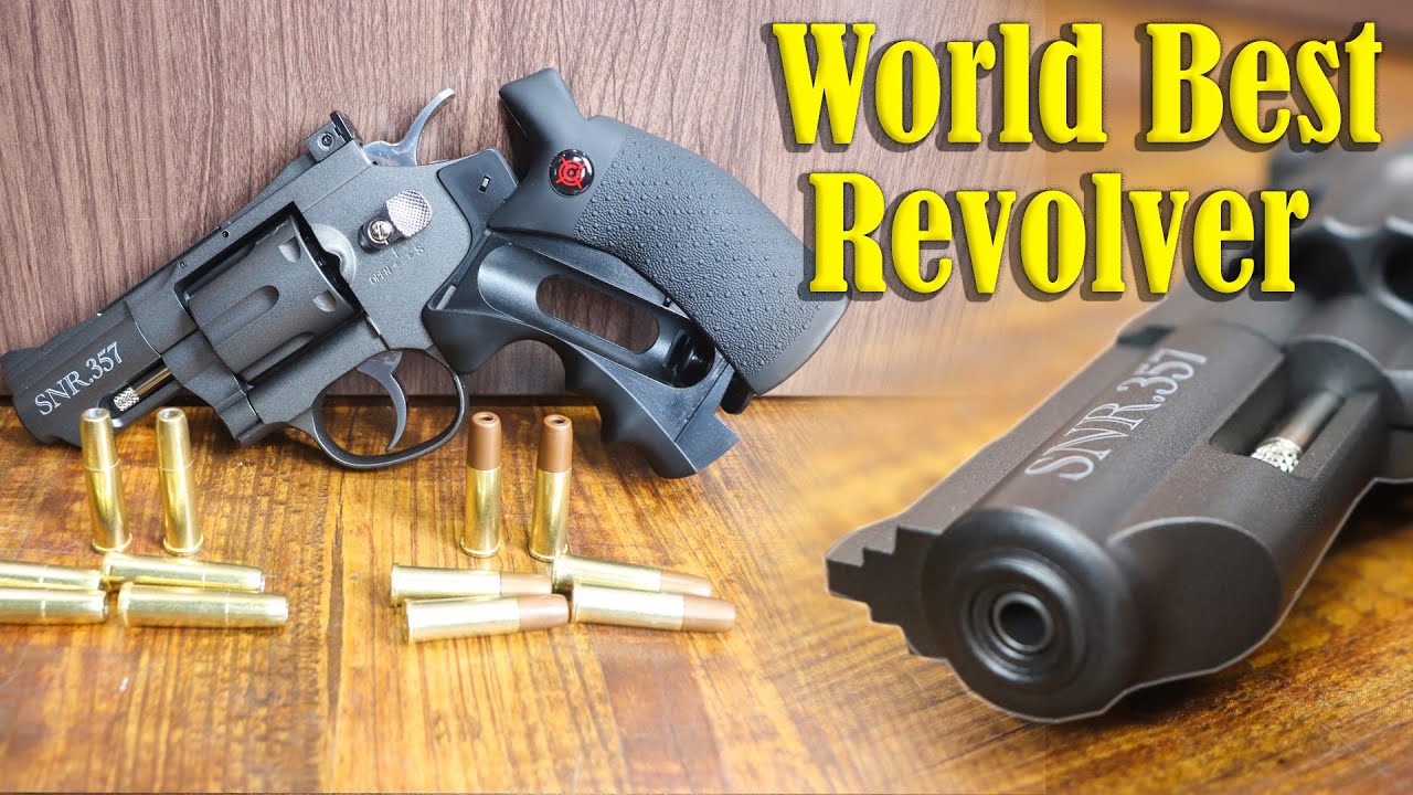 World 🌎 best co2 Air revolver  Crosman SNR357 co2 and pellet revolver 