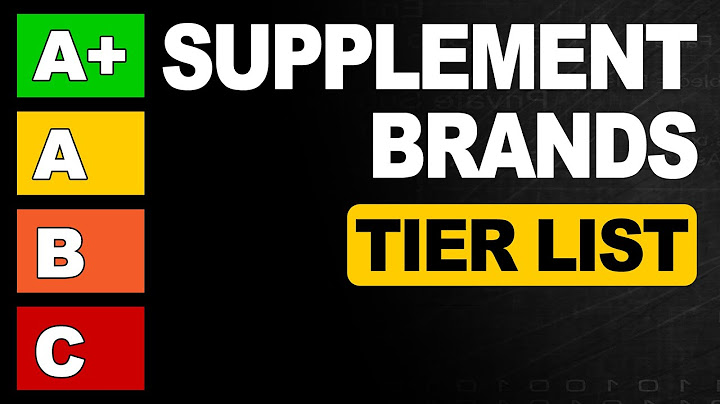 42 Supplement Brands Rated Without Mercy!