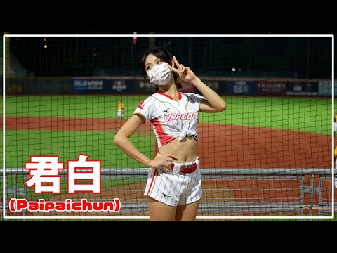君白 ( Paipaichun ）Dragon Beauties 小龍女 味全龍啦啦隊 天母棒球場 2021/08/20