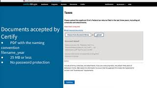 Uploading Documents to your Application