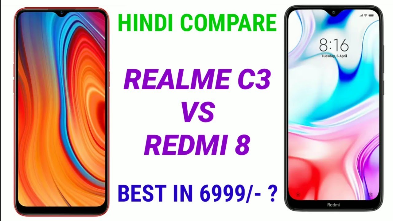 Realme C3 Vs Redmi 8