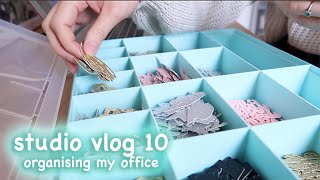 Studio Vlog 10 - Clear Out And Organising My Office | Jtru Designs
