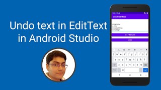 Undo text in EditText | Android Studio Tutorial
