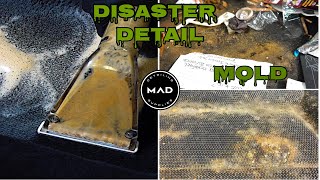 Moldiest Disaster Detail | Insane Detailing Transformation | Deep Cleaning The Nastiest Car Ever!!