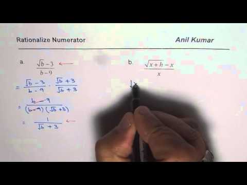 Wie rationalisiert Numerator eines Radical Expression