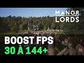 Manor lords  meilleurs paramtres pc maximiser les fps et la visibilit