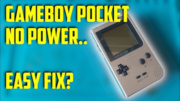 Trying to fix a Nintendo Gameboy Pocket which does not turn on, has no power!