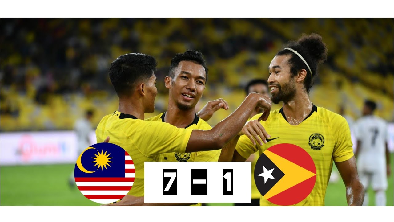 Malaysia 7 vs 1 Timor Leste (07/06/2019) - YouTube