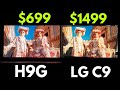 Hisense h9g sdr vs lg oled c9r no commentary