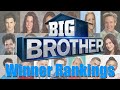 Big Brother (US) - Winner Rankings