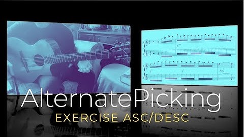 OLD-Alternate Picking Guitar Exercise [McLaughlin Style]