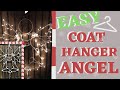 DIY: Angel Made With Coat Hangers
