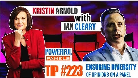Panel Discussion Tip #223 - Ian Cleary: Ensuring Diversity of Opinions