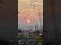 Huzur Arayanlar İçin: Yağmur Altında Gün Batımı Watching the Sun Set Through the Rain... #Shorts