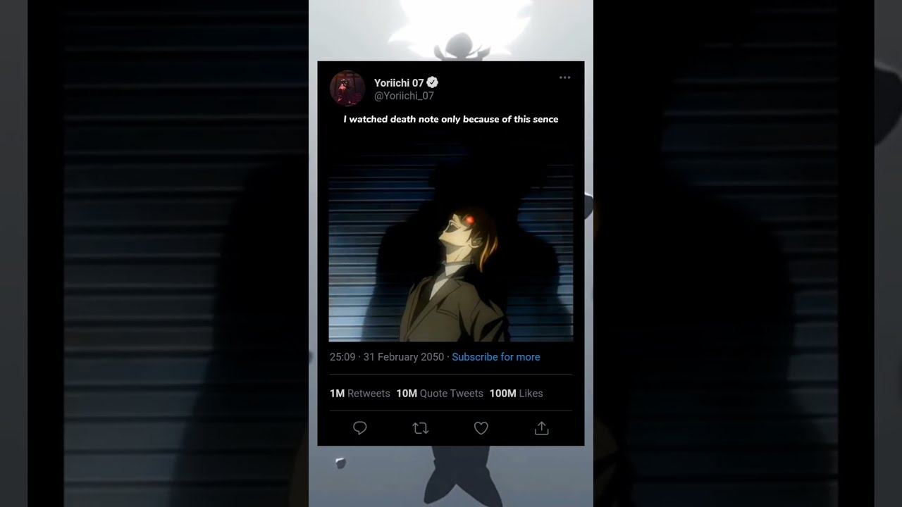 The Reason Why I Watched Death Note Shorts Anime Trending Edit Video Viral