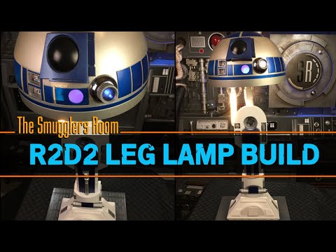 r2d2 c3po leg lamp for sale