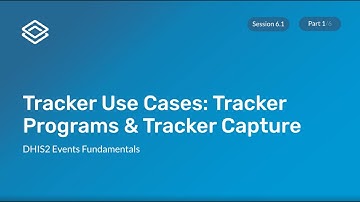 Module 6: Subsection 1 - Tracker Programs and Tracker Capture Demonstration [Part 1 of 6]