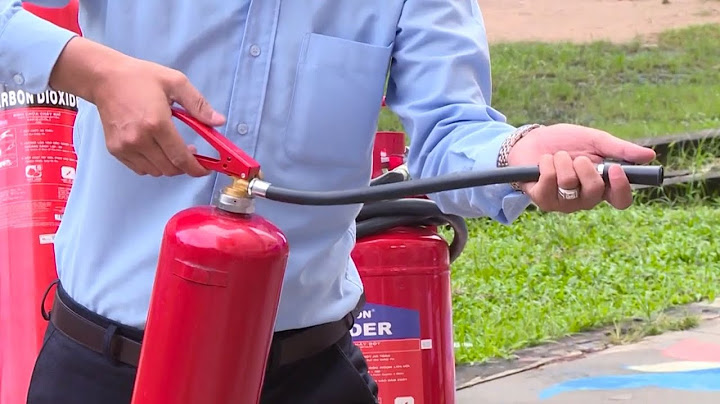 Bảng hướng dẫn sử dụng bình chữa cháy Informational