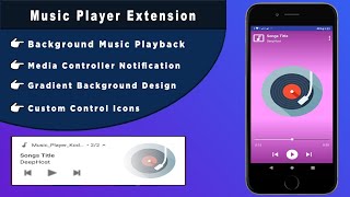 Music Player Extension | Background Music Player | DeepHost Extension screenshot 2