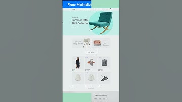 Flone Minimalist Shopify Theme #shorts #shopify #shopifytheme