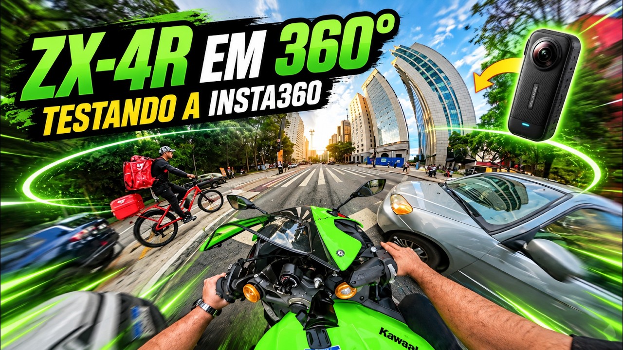 ZX4-R insta 360 Mic air 2 - YouTube