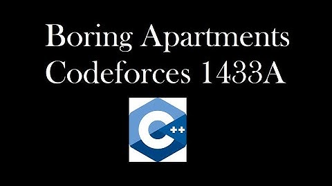 Boring Apartments | Codeforces 1433A | Solution with Code explanation | Hindi