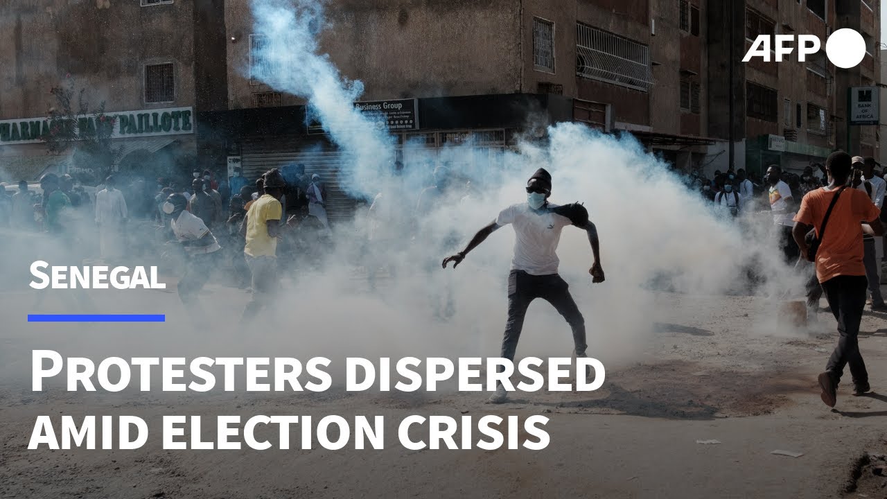 Senegal security forces disperse protesters amid election crisis | AFP