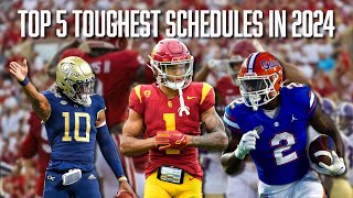 Top 5 Toughest Schedules in 2024 | Florida | Oklahoma | Georgia | Georgia Tech | USC