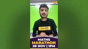 MATHS MARATHON BY MANAK ANAND SIR