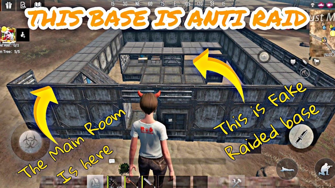 ANTI RAID BASE TUTORIAL, NO ONE WILL RAID IT - Last Island Of Survival