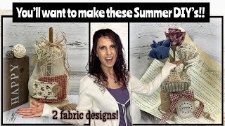 Come See These Fun Farmhouse Style Crafts!  |  DIY Summer Crafts | DIY 4th of July Crafts 2024