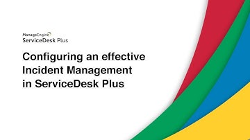 Configuring an effective incident management process