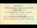 Avicii - Hey Brother (Lyric Video)