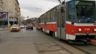 Sofia Trams Ead Ckd Tatra T6A5 Tram 2024