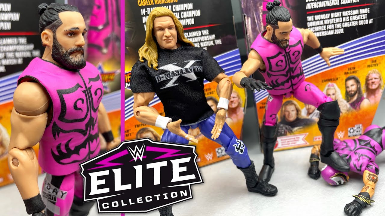 Wwe Elite 86 Seth Rollins Hhh Figure Review Youtube