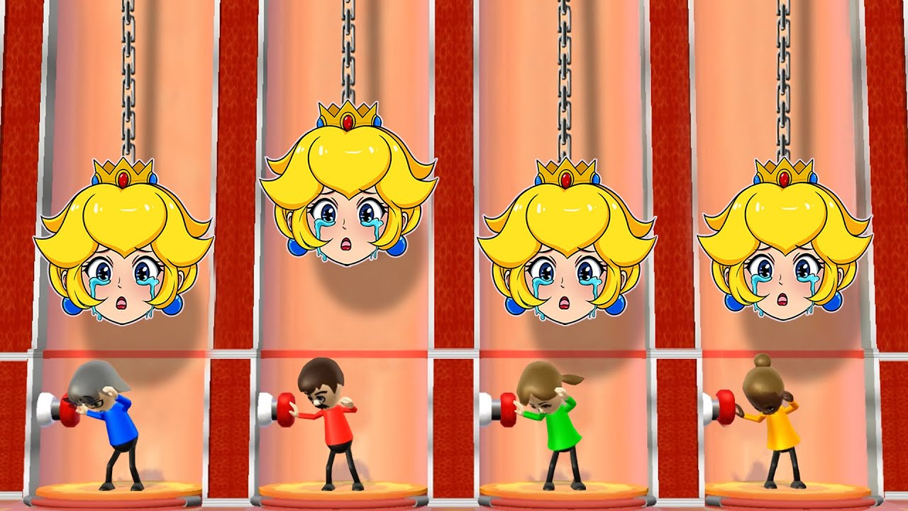 Wii Party Series - All Lucky Minigame Sonic Vs Mario Vs Master CPU [2 Player] (Hardest Difficulty)