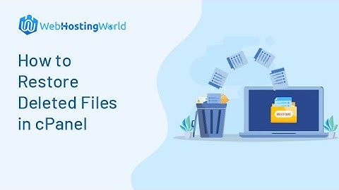 How to restore deleted files in cPanel