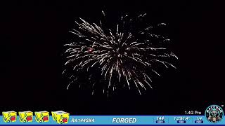 RA144SX4 FORGED RACCOON FIREWORKS 1.4G Pro Line Compound Cake
