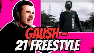 THE INDIAN TECH N9NE! | Gaush - 21 Freestyle (REACTION!!)