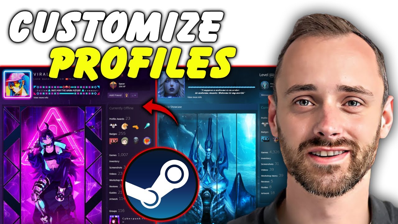 How To Customize Steam Profile | Step By Step - YouTube